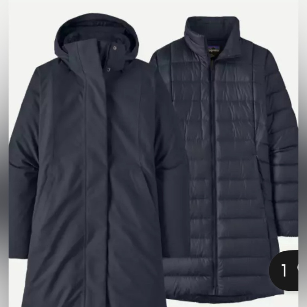 Patagonia Women's 3-in-1 Gore-Tex Tres Parka - Size XS - Stunning Blue $659 MSRP